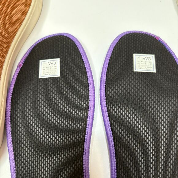 ROTHY'S  Chelsea Fawn Orange White Slip On High Top Casual Shoes  Womens Size 8 - Picture 12 of 12